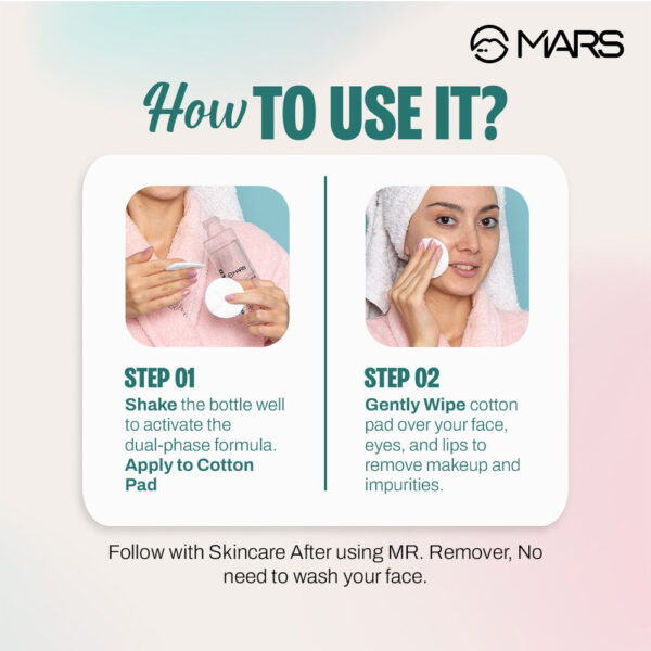 Mars Mr. Remover Makeup Remover Bottle