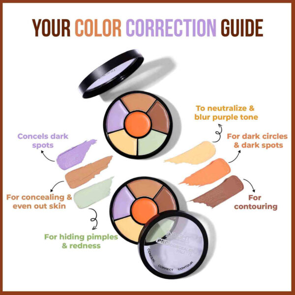 "Insight Pro Concealer Palette – Full Coverage, Long-Lasting & Flawless Finish"