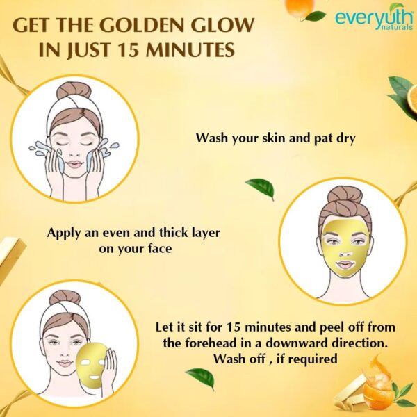 Everyuth Golden Glow Peel-Off Mask for Glowing and Radiant Skin