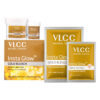 VLCC Insta Glow Gold Bleach with packaging and product displayed.