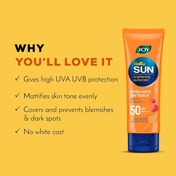 Joy Mattifying Sunscreen SPF 50 PA++++ for Oily Skin – TrendingBeauty.in