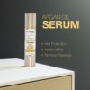 "Keratine Professional Shine Smooth Hair Serum for frizz control, shine, and nourishment in a sleek bottle"